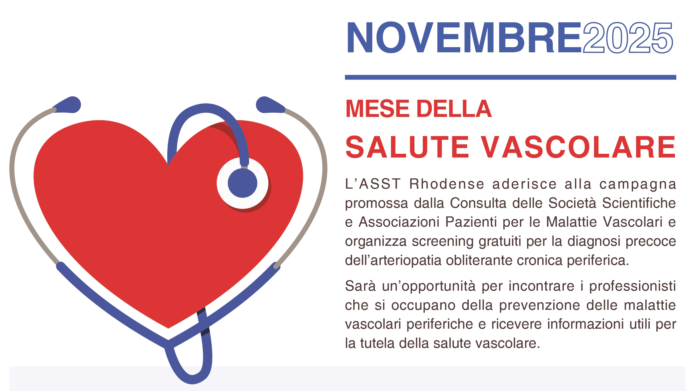 Immagine di campagna sulla salute vascolare.